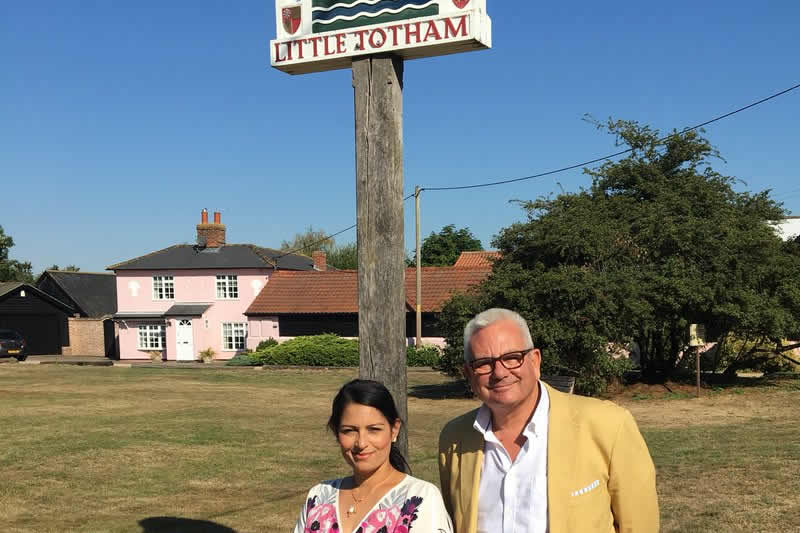 Priti launches Little Totham road survey
