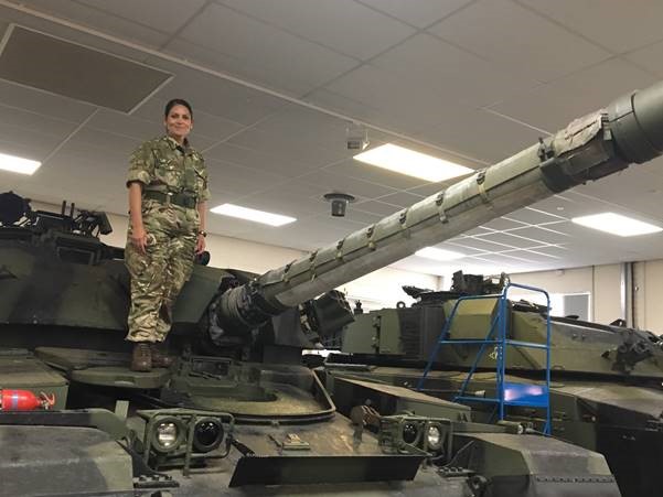 Priti joins Armed Forces Parliamentary Scheme