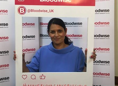 Priti raises awareness of blood cancer
