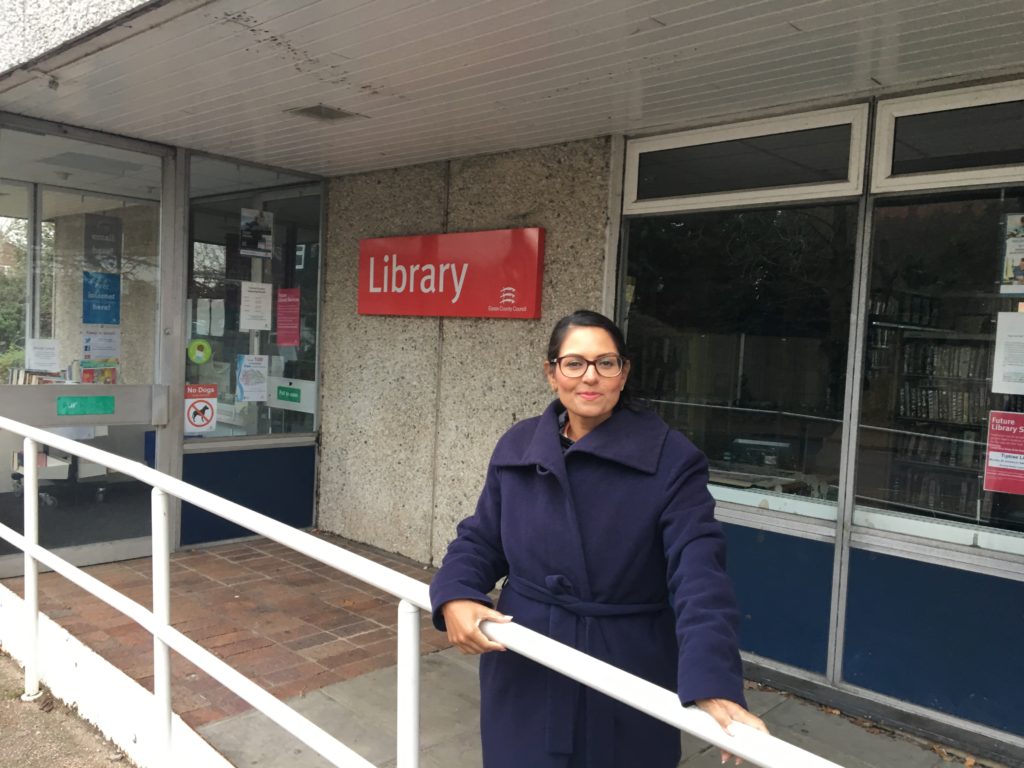 Priti calls for responses to libraries consultation
