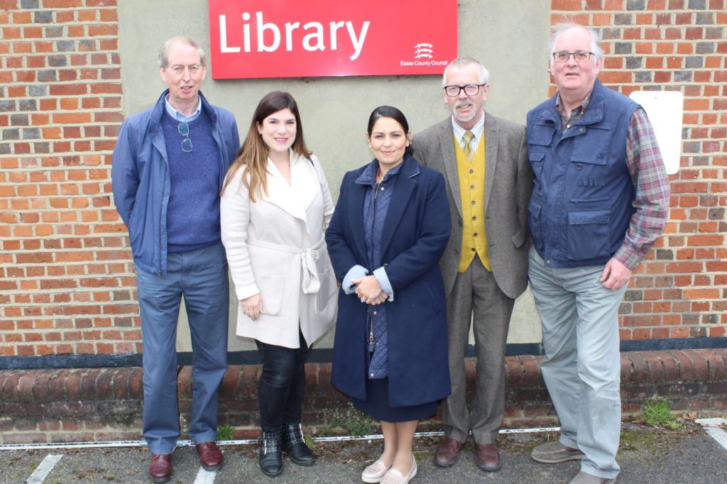 Priti joins fight to save Wickham Bishops Library