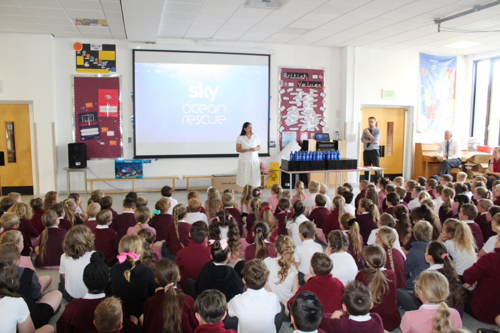 Priti Patel MP leads assembly at Silver End Academy