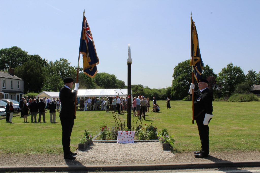 VIPs unveil Little Totham War Memorial