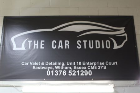 The Car Studio company signage