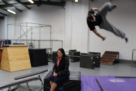 Priti Patel and the somersault stunt