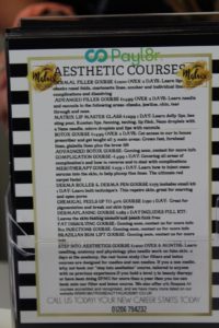 A list of the hair and beauty courses provided by the Matrix Academy