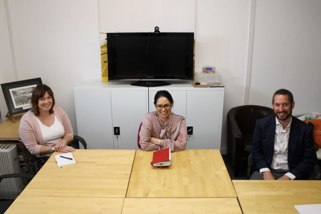 Priti catches up with CEO of social housing association Eastlight Community Homes