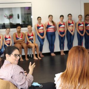Q & A session for Priti Patel and the Dance World Cup Team.