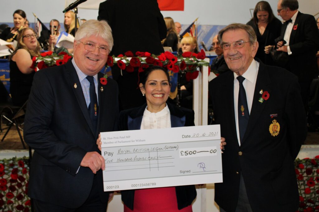 Witham MP celebrates launch of Poppy Appeal
