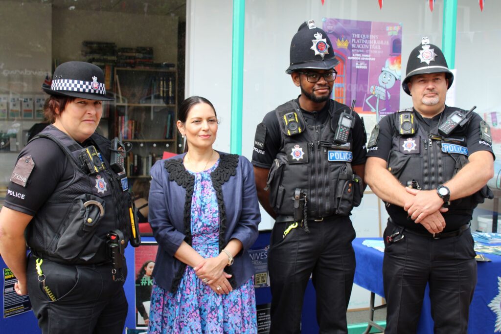 Priti welcomes new police funding for Witham