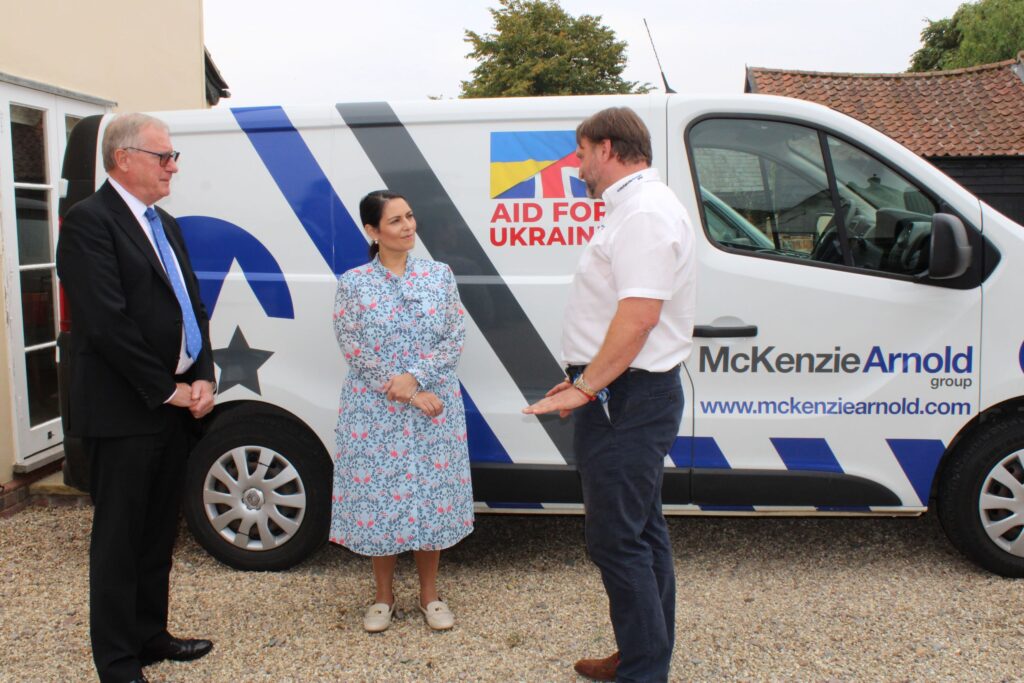 Priti meets up with leading Witham based national event security firm