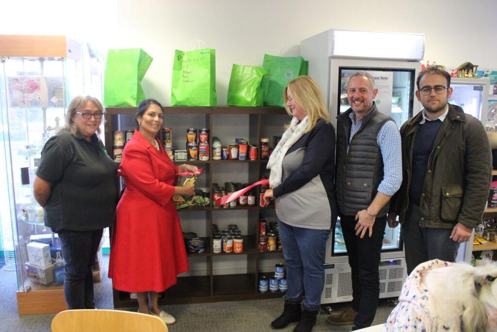 Priti opens Witham Community Food Support Scheme