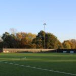 Views of the playing surface at the Aspen Waite Stadium, Scraley Road, Maldon.