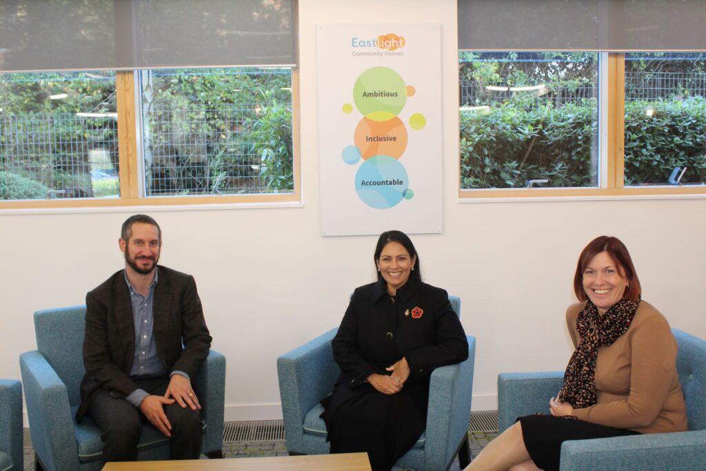 Priti meets Eastlight Community Homes CEO for catch-up session