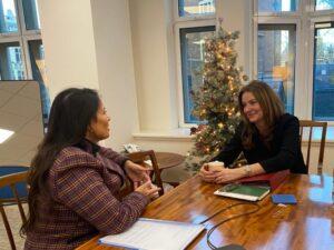 Priti meeting with the Secretary of State for Education.