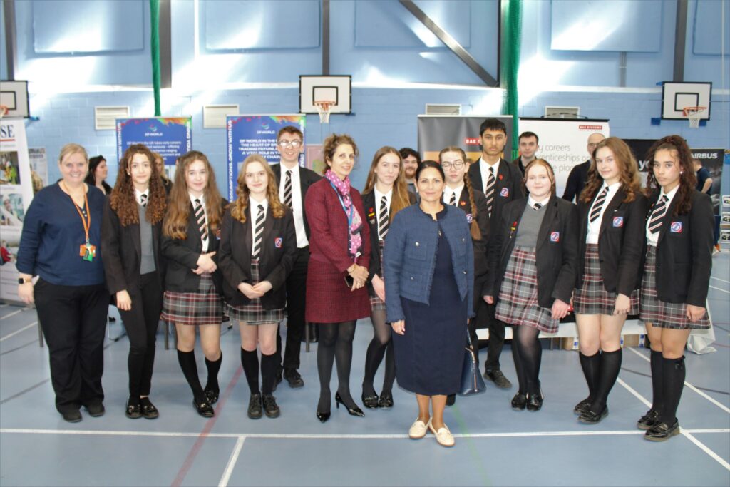 Priti Patel brings major employers and local students together at her annual Careers Fair