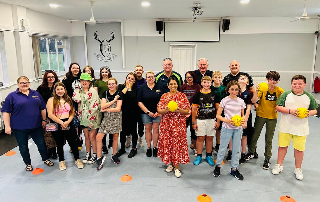 Priti visits Witham Hangout Youth Group