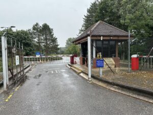 The Wethersfield site entrance