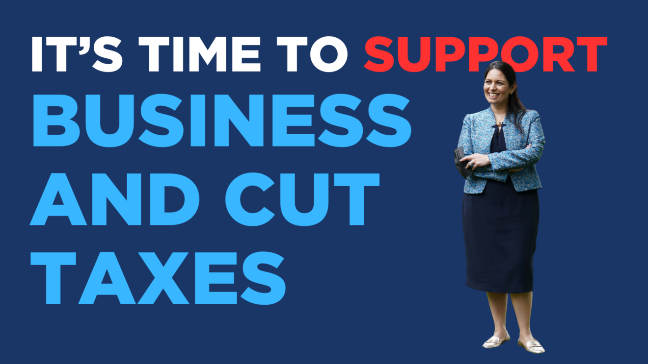 It's time to support business and cut taxes