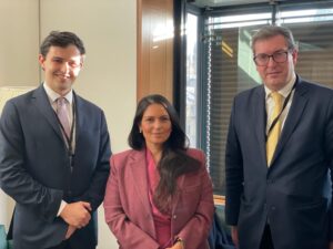 Priti meets with Benedict Rogers, co-founder and chief executive of Hong Kong Watch