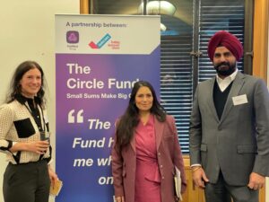 Priti with representatives from SafeLives domestic abuse charity