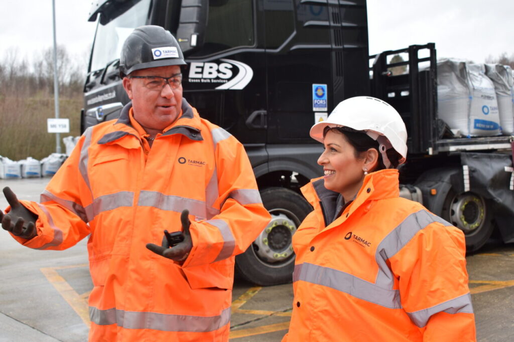 Local MP visits quarry in Stanway