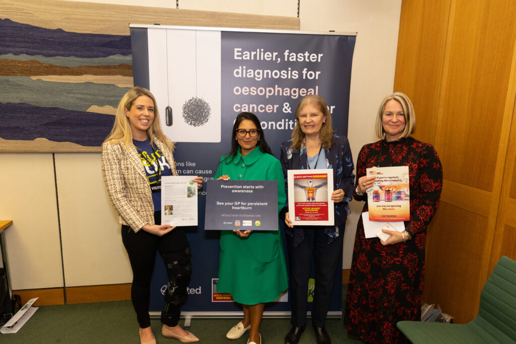 Priti meets cancer campaigners in Parliament