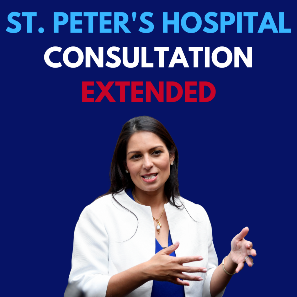 St. Peter’s Hospital consultation extended