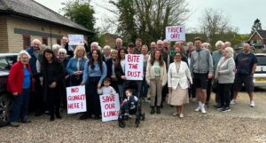 Priti meets with local residents in Copford to discuss their concerns about proposed sites in the minerals plan.